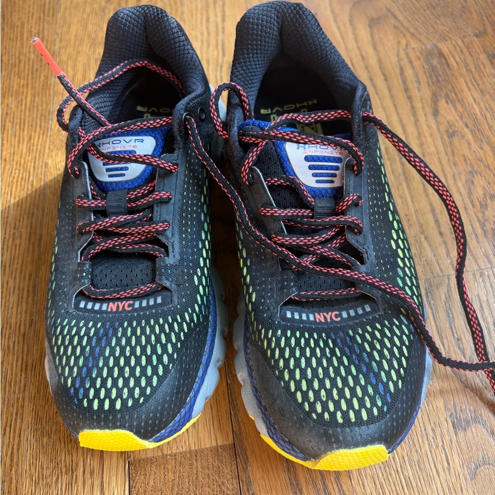 Under Armour Black and Blue Athletic Shoes